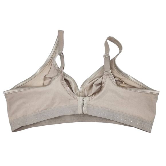 Cacique Unlined Wire Free Full Coverage Wide Band Bra Size 46C - Picture 4 of 4